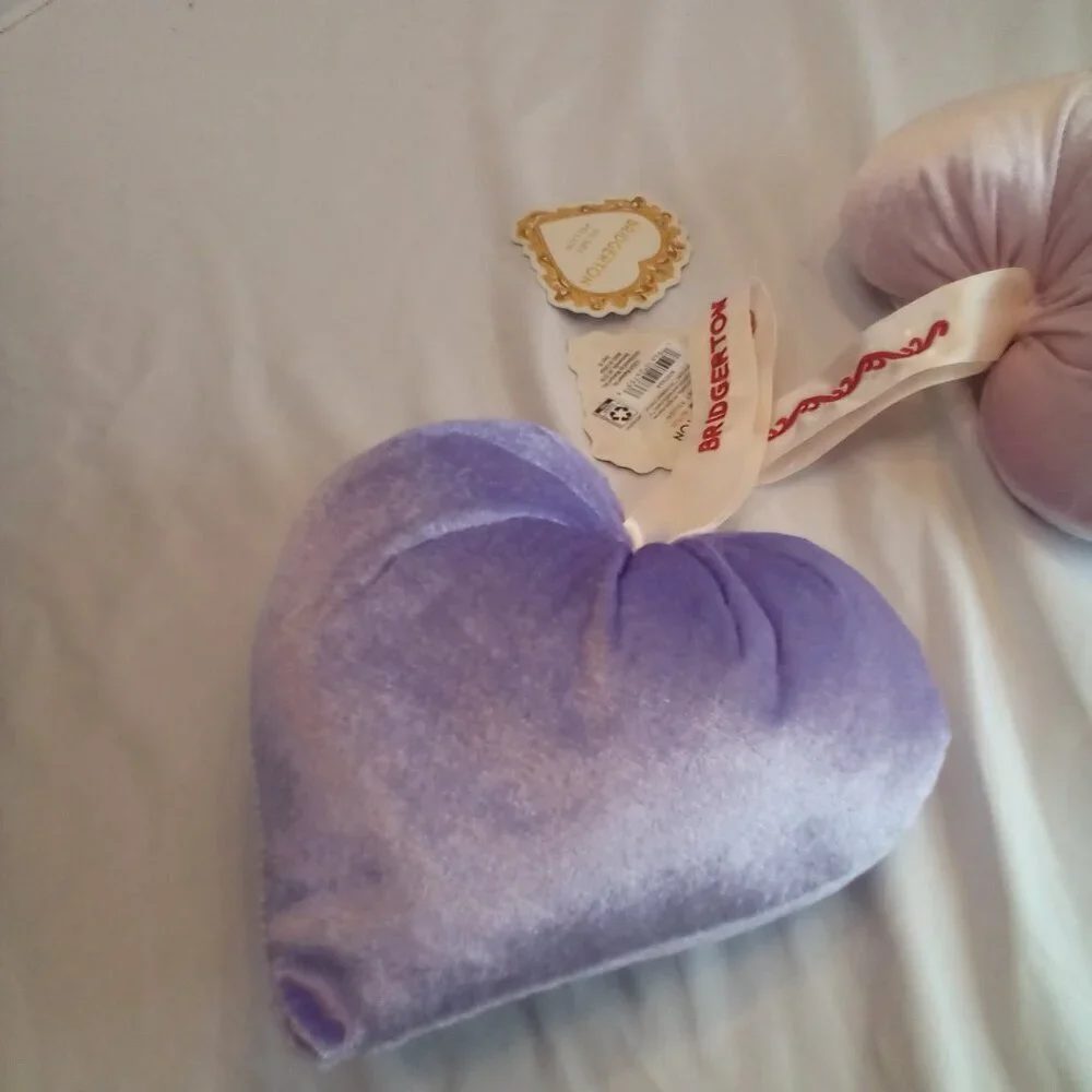 Netflix Bridgerton Shimmer Mini Pillow Purple Pink 7